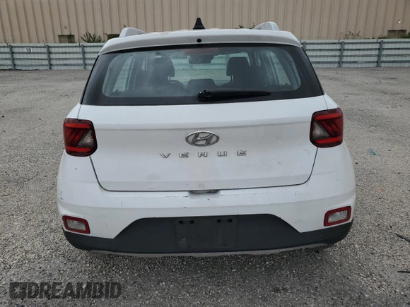 2020 Hyundai Venue SEL with VIN KMHRC8A31LU033023, listed as a Copart auction lot 51805345 with 50,974 mi miles and Salvage Title. Bid and sale history available at DreamBid. Image 6.