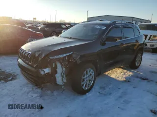2018 Jeep Cherokee Latitude Tech Connect with VIN 1C4PJMCX0JD562308, listed as a Copart auction lot 88298365 with 57,666 mi miles and Salvage Title. Bid and sale history available at carsss.com. Image 1.