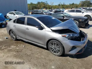 2022 Kia Forte GT-Line with VIN 3KPF54AD6NE427749, listed as a Copart auction lot 49608115 with 49,520 mi miles and Non Repairable. Bid and sale history available at carsss.com. Image 4.