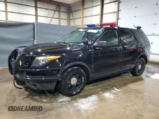 2015 Ford Utility Police Interceptor with VIN 1FM5K8AR4FGC26971, listed as a Copart auction lot 89174345 with 190,101 mi miles and Clean Title. Bid and sale history available at carsss.com. Image 1.