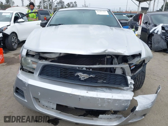 2012 Ford Mustang V6 Premium with VIN 1ZVBP8AM6C5211339, listed as a IAAI auction lot 42107541 with 164,678 mi miles. Bid and sale history available at carsss.com. Image 12.