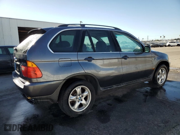 2003 BMW X5 4.4i with VIN 5UXFB33523LH46015, listed as a Copart auction lot 79018434 with 156,725 mi miles and Clean Title. Bid and sale history available at carsss.com. Image 3.