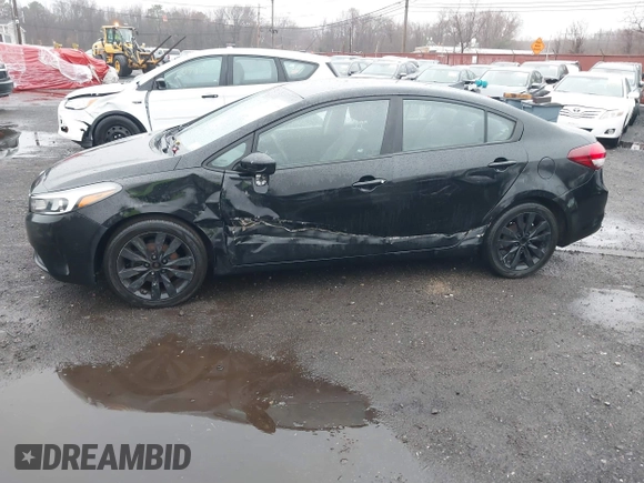 2017 Kia Forte LX with VIN 3KPFK4A76HE110741, listed as a IAAI auction lot 41797488 with 137,049 mi miles. Bid and sale history available at carsss.com. Image 6.
