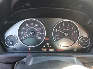 2016 BMW 4 Series 428i xDrive with VIN WBA3T1C56G5F38863, listed as a Copart auction lot 46071735 with 46,765 mi miles and Salvage title. Bid and sale history available at DreamBid. Image 9.