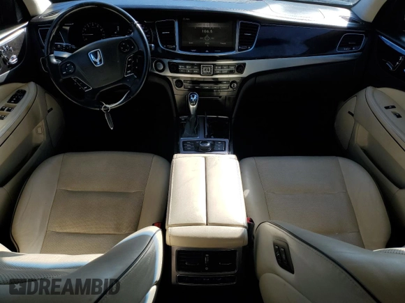 2015 Hyundai Equus Signature with VIN KMHGH4JH2FU098738, listed as a Copart auction lot 47439335 with 109,113 mi miles and Clean title. Bid and sale history available at DreamBid. Image 8.