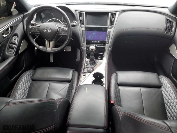 2018 Infiniti Q50 RED SPORT 400 with VIN JN1FV7AP1JM460023, listed as a Copart auction lot 82899894 with NaN miles and Clean Title. Bid and sale history available at carsss.com. Image 8.