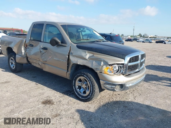 2004 Dodge 1500 SLT with VIN 1D7HU18D14S573218, listed as a IAAI auction lot 42130263 with 137,589 mi miles and . Bid and sale history available at carsss.com. Image 1.