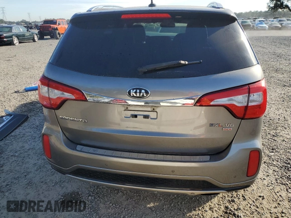2014 Kia Sorento SX Limited with VIN 5XYKW4A71EG448906, listed as a Copart auction lot 83446954 with 95,713 mi miles and Salvage title. Bid and sale history available at DreamBid. Image 6.