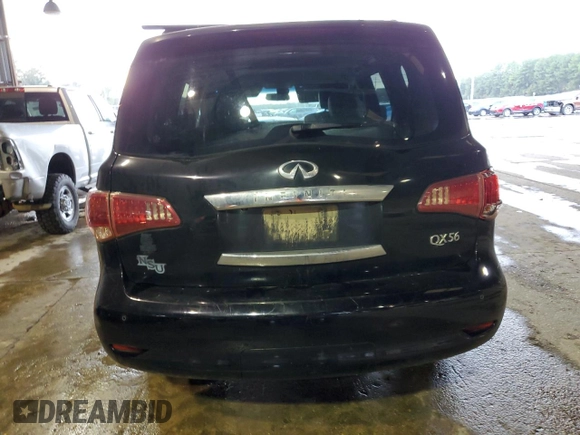 2012 Infiniti QX56 7-passenger with VIN JN8AZ2NF0C9515880, listed as a Copart auction lot 79430204 with 190,635 mi miles and Clean Title. Bid and sale history available at carsss.com. Image 8.