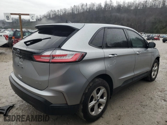 2021 Ford Edge SE with VIN 2FMPK4G94MBA04511, listed as a Copart auction lot 84423524 with 162,699 mi miles and Salvage title. Bid and sale history available at DreamBid. Image 3.