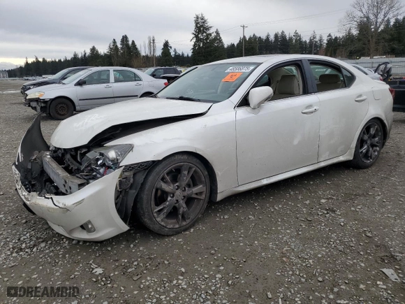 2010 Lexus IS 250 with VIN JTHBF5C24A2096978, listed as a Copart auction lot 48586875 with NaN miles and Salvage Title. Bid and sale history available at carsss.com. Image 1.