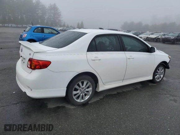 2009 Toyota Corolla with VIN 2T1BU40E09C129956, listed as a Copart auction lot 49410005 with 158,677 mi miles and Salvage Title. Bid and sale history available at carsss.com. Image 3.