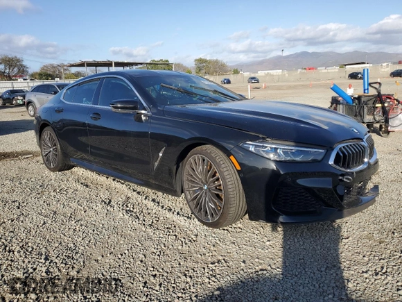 2021 BMW 8 Series M850i with VIN WBAGV8C00MCF81403, listed as a Copart auction lot 47322095 with Not provided miles and Salvage title. Bid and sale history available at DreamBid. Image 4.