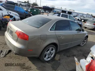 2007 Audi A4 2.0T with VIN WAUAF78E57A222692, listed as a Copart auction lot 43794185 with 159,563 mi miles and Salvage Title. Bid and sale history available at carsss.com. Image 3.