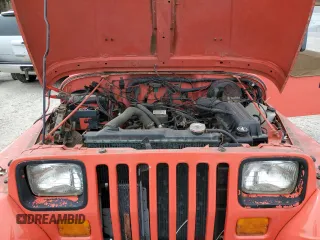 1995 Jeep Wrangler S with VIN 1J4FY19P5SP233644, listed as a Copart auction lot 48706875 with 101,221 mi miles and Clean Title. Bid and sale history available at carsss.com. Image 11.