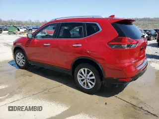 2017 Nissan Rogue S with VIN JN8AT2MV0HW258108, listed as a Copart auction lot 52141815 with 128,306 mi miles and Salvage Title. Bid and sale history available at carsss.com. Image 2.