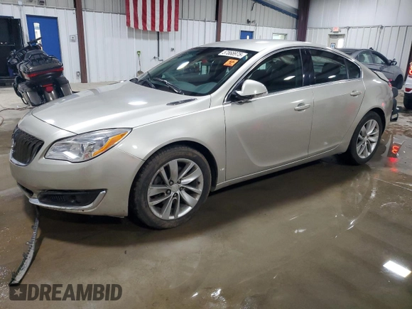 2016 Buick Regal with VIN 2G4GK5EX7G9102676, listed as a Copart auction lot 57868975 with 40,287 mi miles and Salvage title. Bid and sale history available at DreamBid. Image 1.