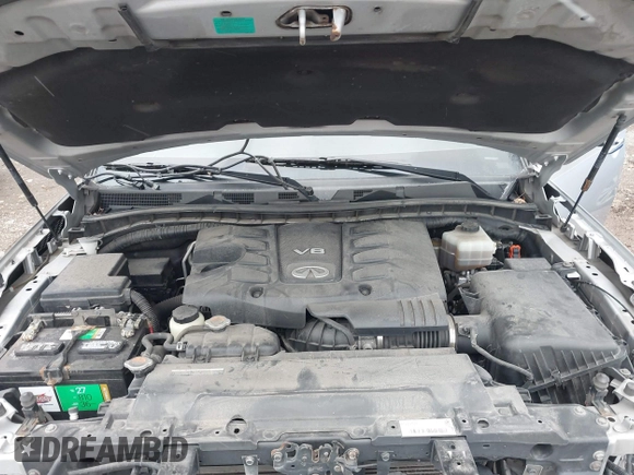 2016 Infiniti QX80 with VIN JN8AZ2NE0G9120708, listed as a IAAI auction lot 40991139 with 129,534 mi miles and . Bid and sale history available at DreamBid. Image 10.