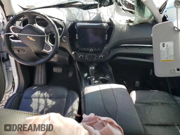 2020 Chevrolet Traverse Premier with VIN 1GNERKKW4LJ127266, listed as a Copart auction lot 52258785 with Not provided miles and Salvage title. Bid and sale history available at DreamBid. Image 8.