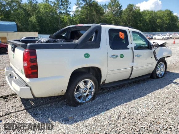 2010 Chevrolet Avalanche LTZ with VIN 3GNVKGE09AG250035, listed as a Copart auction lot 58019804 with 193,509 mi miles and Salvage Title. Bid and sale history available at carsss.com. Image 3.