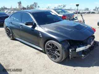 2021 BMW M3 Competition with VIN WBS33AY02MFL28272, listed as a IAAI auction lot 41703034 with 40,039 mi miles. Bid and sale history available at carsss.com. Image 1.