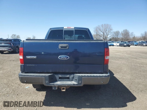 2005 Ford F-150 XLT with VIN 1FTPW14555FA18331, listed as a Copart auction lot 52236995 with 187,712 mi miles and Clean Title. Bid and sale history available at carsss.com. Image 6.