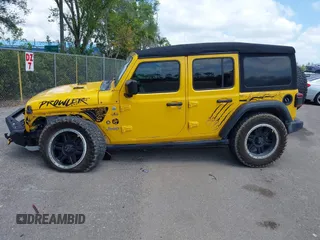 2018 Jeep Wrangler Unlimited Sport z VIN 1C4HJXDN2JW324872, wystawiony jako IAAI lot #42112231 z przebiegiem 80 412 mil mil oraz . Historia ofert i sprzedaży dostępna na DreamBid. Obrazek 15.
