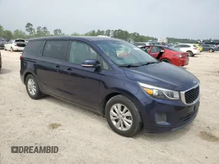 2018 Kia Sedona LX with VIN KNDMB5C16J6378853, listed as a Copart auction lot 51292245 with 141,329 mi miles and Salvage Title. Bid and sale history available at carsss.com. Image 4.