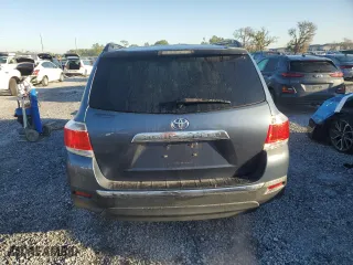 2013 Toyota Highlander with VIN 5TDZK3EH9DS123364, listed as a Copart auction lot 48596855 with 151,051 mi miles and Salvage Title. Bid and sale history available at carsss.com. Image 6.