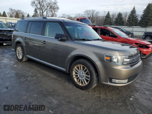 2013 Ford Flex SEL with VIN 2FMHK6C88DBD04985, listed as a Copart auction lot 43618395 with 185,709 mi miles and Non Repairable. Bid and sale history available at carsss.com. Image 4.