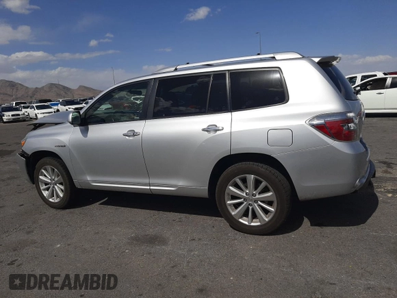 2010 Toyota Highlander Limited with VIN JTEJW3EH9A2040341, listed as a Copart auction lot 56343995 with 123,364 mi miles and Salvage title. Bid and sale history available at DreamBid. Image 2.