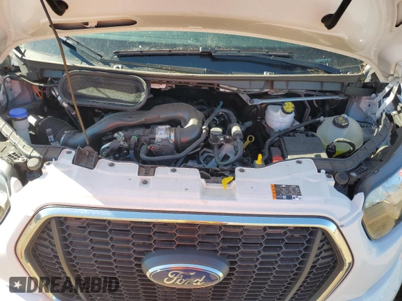 2024 Ford Transit Passenger XL with VIN 1FBAX2C89RKA77582, listed as a Copart auction lot 46699245 with Not provided miles and Salvage title. Bid and sale history available at DreamBid. Image 12.
