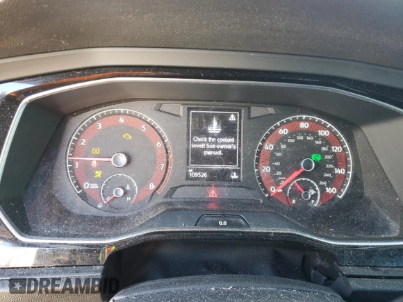 2019 Volkswagen Jetta S with VIN 3VW6T7BU3KM156542, listed as a Copart auction lot 56177095 with 109,526 mi miles and Clean title. Bid and sale history available at DreamBid. Image 9.