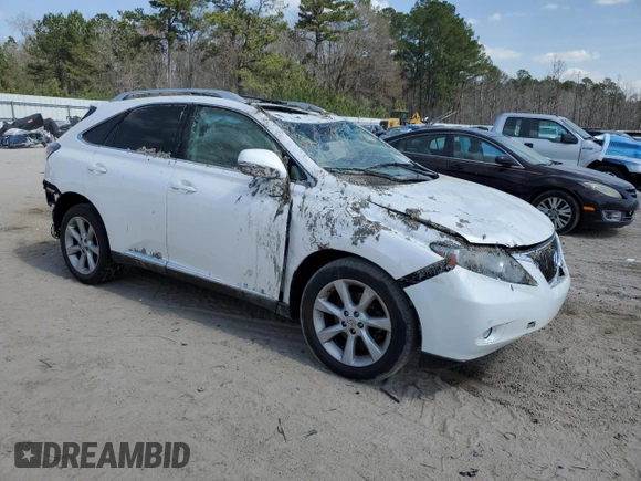 2012 Lexus RX 350 with VIN 2T2ZK1BA5CC079300, listed as a Copart auction lot 48739285 with 187,512 mi miles and Salvage Title. Bid and sale history available at DreamBid. Image 4.