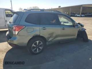 2017 Subaru Forester Premium with VIN JF2SJAEC8HH588453, listed as a Copart auction lot 54899375 with 64,874 mi miles and Salvage Title. Bid and sale history available at DreamBid. Image 3.