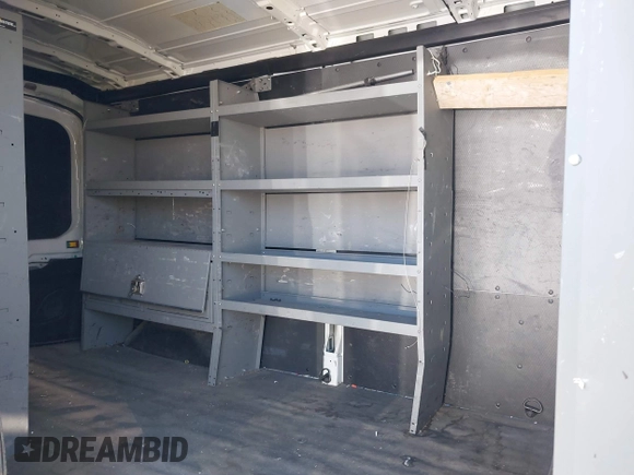 2015 Ford Transit Cargo with VIN 1FTNE2CM4FKA07886, listed as a IAAI auction lot 42446968 with 124,632 mi miles and . Bid and sale history available at DreamBid. Image 8.