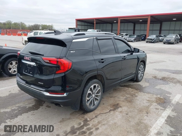 2020 GMC Terrain SLT with VIN 3GKALVEX1LL300155, listed as a IAAI auction lot 41886503 with 121,771 mi miles. Bid and sale history available at carsss.com. Image 4.