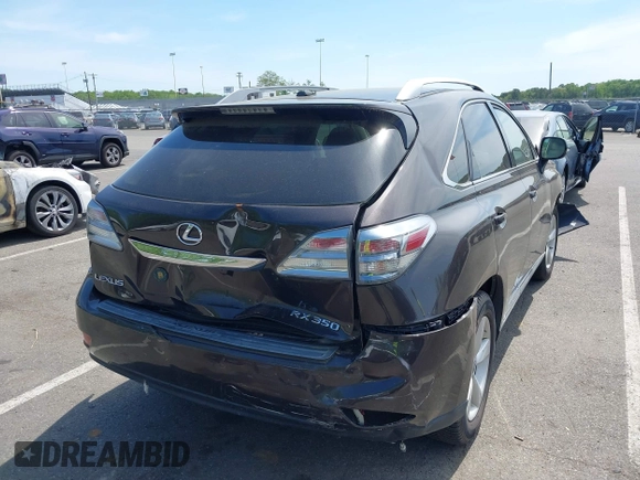 2010 Lexus RX 350 with VIN 2T2BK1BA0AC036272, listed as a IAAI auction lot 42231481 with 155,278 mi miles and . Bid and sale history available at DreamBid. Image 4.