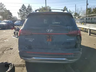 2023 Hyundai Santa Fe Hybrid SEL Premium with VIN 5NMS3DA13PH021806, listed as a Copart auction lot 85286524 with 21,285 mi miles and Salvage Title. Bid and sale history available at carsss.com. Image 6.