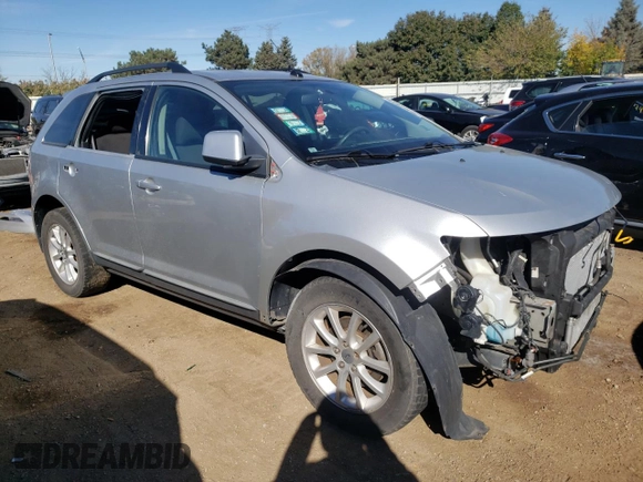2010 Ford Edge SEL with VIN 2FMDK3JC6ABA30749, listed as a Copart auction lot 76467684 with 123,878 mi miles and Salvage Title. Bid and sale history available at carsss.com. Image 4.