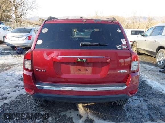 2016 Jeep Compass High Altitude Edition with VIN 1C4NJDEB7GD573341, listed as a IAAI auction lot 41269547 with 67,781 mi miles. Bid and sale history available at carsss.com. Image 17.