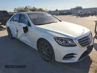 2020 Mercedes-Benz S-Class S 450 with VIN WDDUG6GB7LA503701, listed as a Copart auction lot 80995194 with 35,707 mi miles and Salvage Title. Bid and sale history available at carsss.com. Image 4.