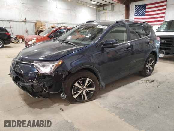 2018 Toyota RAV4 XLE with VIN JTMRFREV2JD254334, listed as a Copart auction lot 53079335 with 27,717 mi miles and Clean Title. Bid and sale history available at DreamBid. Image 1.