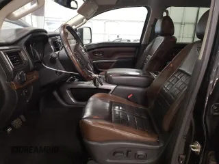 2016 Nissan Titan XD Platinum Reserve with VIN 1N6BA1F49GN517376, listed as a Copart auction lot 81189484 with 147,435 mi miles and Salvage Title. Bid and sale history available at carsss.com. Image 7.