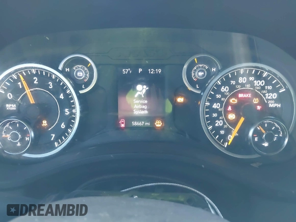 2021 Ram 1500 Big Horn с VIN 1C6SRFBT5MN760207, выставлен на аукционе IAAI как лот 41326935 с пробегом 58 667 миль миль и . История ставок и продаж доступна на DreamBid. Изображение 7.