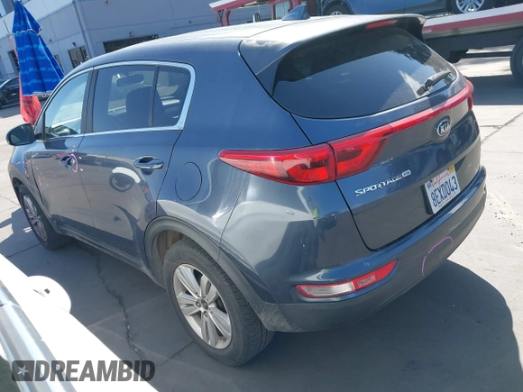 2019 Kia Sportage LX with VIN KNDPM3ACXK7513831, listed as a IAAI auction lot 41969252 with 99,388 mi miles. Bid and sale history available at carsss.com. Image 3.