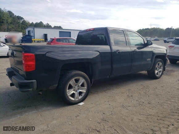 2018 Chevrolet Silverado 1500 Custom with VIN 1GCRCPEC4JZ264250, listed as a Copart auction lot 50383785 with 98,181 mi miles and Salvage Title. Bid and sale history available at carsss.com. Image 3.