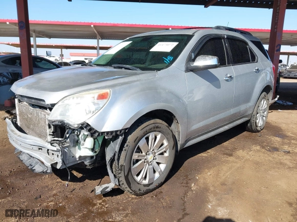 2010 Chevrolet Equinox LTZ with VIN 2CNFLFEY4A6328299, listed as a IAAI auction lot 41473072 with 74,211 mi miles. Bid and sale history available at carsss.com. Image 2.