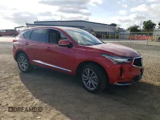 2023 Acura RDX w/Technology Package with VIN 5J8TC2H53PL010869, listed as a Copart auction lot 72406874 with 20,316 mi miles and Salvage Title. Bid and sale history available at carsss.com. Image 4.