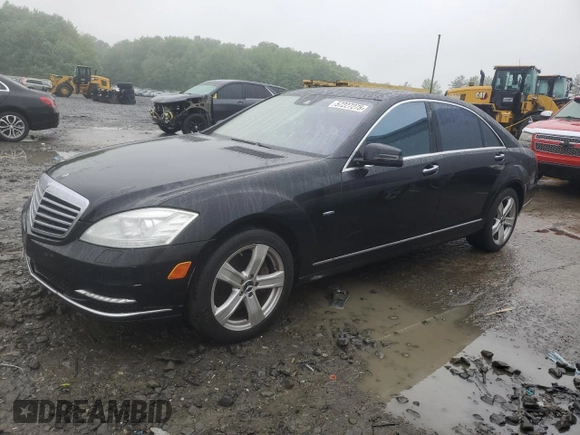 2012 Mercedes-Benz S 550 with VIN WDDNG9EB6CA446562, listed as a Copart auction lot 57227275 with 124,347 mi miles and Clean title. Bid and sale history available at DreamBid. Image 1.